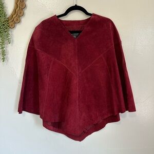Vintage Red Cape Jacket